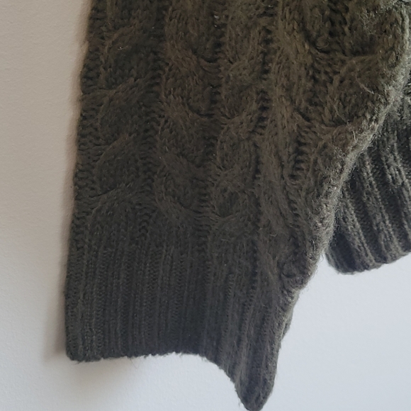 Shein - cableknit, turtleneck sweater - green - Picture 5 of 7